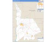 Lancaster County, SC <br /> Wall Map <br /> Zip Code <br /> Basic Style 2024 Map
