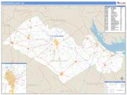 Orangeburg County, SC <br /> Wall Map <br /> Zip Code <br /> Basic Style 2024 Map