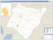 Williamsburg County, SC <br /> Wall Map <br /> Zip Code <br /> Basic Style 2024 Map