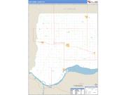 Bon Homme County, SD <br /> Wall Map <br /> Zip Code <br /> Basic Style 2024 Map