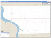 Buffalo County, SD <br /> Wall Map <br /> Zip Code <br /> Basic Style 2024 Map