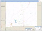 Butte County, SD <br /> Wall Map <br /> Zip Code <br /> Basic Style 2024 Map