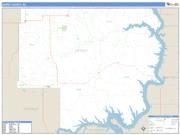 Dewey County, SD <br /> Wall Map <br /> Zip Code <br /> Basic Style 2024 Map