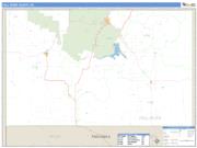 Fall River County, SD <br /> Wall Map <br /> Zip Code <br /> Basic Style 2024 Map