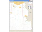 Lincoln County, SD <br /> Wall Map <br /> Zip Code <br /> Basic Style 2024 Map