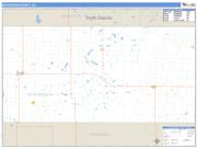 McPherson County, SD <br /> Wall Map <br /> Zip Code <br /> Basic Style 2024 Map