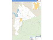 Cocke County, TN <br /> Wall Map <br /> Zip Code <br /> Basic Style 2024 Map