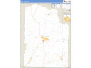 Giles County, TN <br /> Wall Map <br /> Zip Code <br /> Basic Style 2024 Map