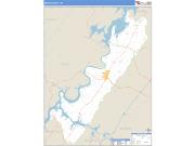 Meigs County, TN <br /> Wall Map <br /> Zip Code <br /> Basic Style 2024 Map