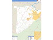Washington County, TN <br /> Wall Map <br /> Zip Code <br /> Basic Style 2024 Map