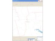 Borden County, TX <br /> Wall Map <br /> Zip Code <br /> Basic Style 2024 Map