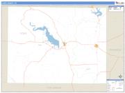 Coke County, TX <br /> Wall Map <br /> Zip Code <br /> Basic Style 2024 Map