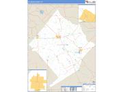 Colorado County, TX <br /> Wall Map <br /> Zip Code <br /> Basic Style 2024 Map