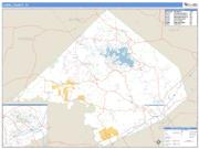 Comal County, TX <br /> Wall Map <br /> Zip Code <br /> Basic Style 2024 Map