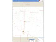 Dickens County, TX <br /> Wall Map <br /> Zip Code <br /> Basic Style 2024 Map