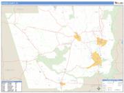 Hardin County, TX <br /> Wall Map <br /> Zip Code <br /> Basic Style 2024 Map
