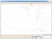 Hartley County, TX <br /> Wall Map <br /> Zip Code <br /> Basic Style 2024 Map