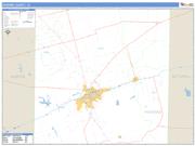 Howard County, TX <br /> Wall Map <br /> Zip Code <br /> Basic Style 2024 Map