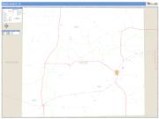 Irion County, TX <br /> Wall Map <br /> Zip Code <br /> Basic Style 2024 Map