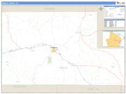 Kimble County, TX <br /> Wall Map <br /> Zip Code <br /> Basic Style 2024 Map