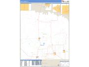 Knox County, TX <br /> Wall Map <br /> Zip Code <br /> Basic Style 2024 Map