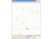 Lamb County, TX <br /> Wall Map <br /> Zip Code <br /> Basic Style 2024 Map