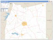 Panola County, TX <br /> Wall Map <br /> Zip Code <br /> Basic Style 2024 Map