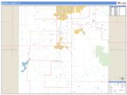 Randall County, TX <br /> Wall Map <br /> Zip Code <br /> Basic Style 2024 Map