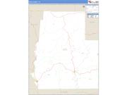 Real County, TX <br /> Wall Map <br /> Zip Code <br /> Basic Style 2024 Map