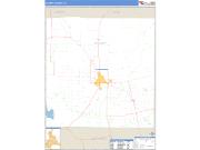 Scurry County, TX <br /> Wall Map <br /> Zip Code <br /> Basic Style 2024 Map