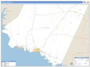 Starr County, TX <br /> Wall Map <br /> Zip Code <br /> Basic Style 2024 Map