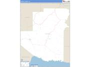 Terrell County, TX <br /> Wall Map <br /> Zip Code <br /> Basic Style 2024 Map