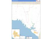 Val Verde County, TX <br /> Wall Map <br /> Zip Code <br /> Basic Style 2024 Map