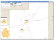 Winkler County, TX <br /> Wall Map <br /> Zip Code <br /> Basic Style 2024 Map