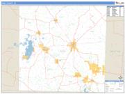 Wise County, TX <br /> Wall Map <br /> Zip Code <br /> Basic Style 2024 Map