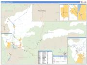 Summit County, UT <br /> Wall Map <br /> Zip Code <br /> Basic Style 2024 Map