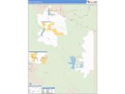 Wasatch County, UT <br /> Wall Map <br /> Zip Code <br /> Basic Style 2024 Map