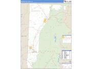 Bennington County, VT <br /> Wall Map <br /> Zip Code <br /> Basic Style 2024 Map