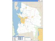 Chittenden County, VT <br /> Wall Map <br /> Zip Code <br /> Basic Style 2024 Map