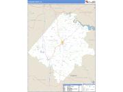 Caroline County, VA <br /> Wall Map <br /> Zip Code <br /> Basic Style 2024 Map