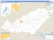 Orange County, VA <br /> Wall Map <br /> Zip Code <br /> Basic Style 2024 Map