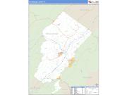 Rockbridge County, VA <br /> Wall Map <br /> Zip Code <br /> Basic Style 2024 Map