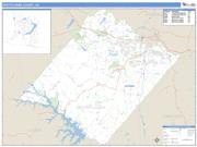 Spotsylvania County, VA <br /> Wall Map <br /> Zip Code <br /> Basic Style 2024 Map
