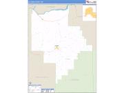 Columbia County, WA <br /> Wall Map <br /> Zip Code <br /> Basic Style 2024 Map