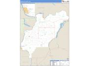 Douglas County, WA <br /> Wall Map <br /> Zip Code <br /> Basic Style 2024 Map