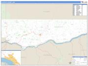 Klickitat County, WA <br /> Wall Map <br /> Zip Code <br /> Basic Style 2024 Map