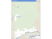 Skamania County, WA <br /> Wall Map <br /> Zip Code <br /> Basic Style 2024 Map