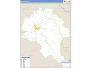 Boone County, WV <br /> Wall Map <br /> Zip Code <br /> Basic Style 2024 Map