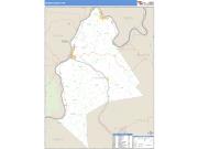 Mason County, WV <br /> Wall Map <br /> Zip Code <br /> Basic Style 2024 Map