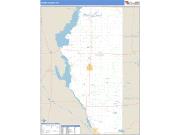 Adams County, WI <br /> Wall Map <br /> Zip Code <br /> Basic Style 2024 Map